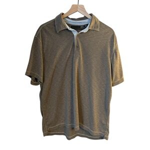 Age of Wisdom Men’s Modal Classic Polo Shirt Brown Size Large- Sporty Casual